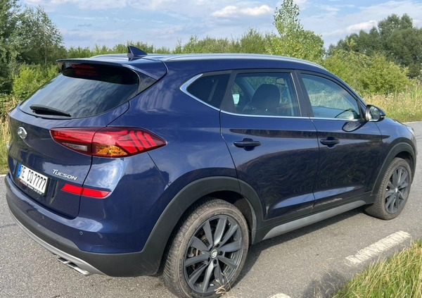 Hyundai Tucson cena 77500 przebieg: 131000, rok produkcji 2018 z Sulejów małe 667